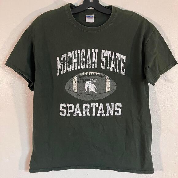 Vintage Y2K Michigan State Spartans College Graphic Tee‎ - Picture 1 of 4